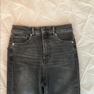 Gray skinny jeans